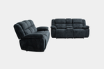 JAYNEII01:Raven Reclining Sofa & Console Loveseat, FrontSide