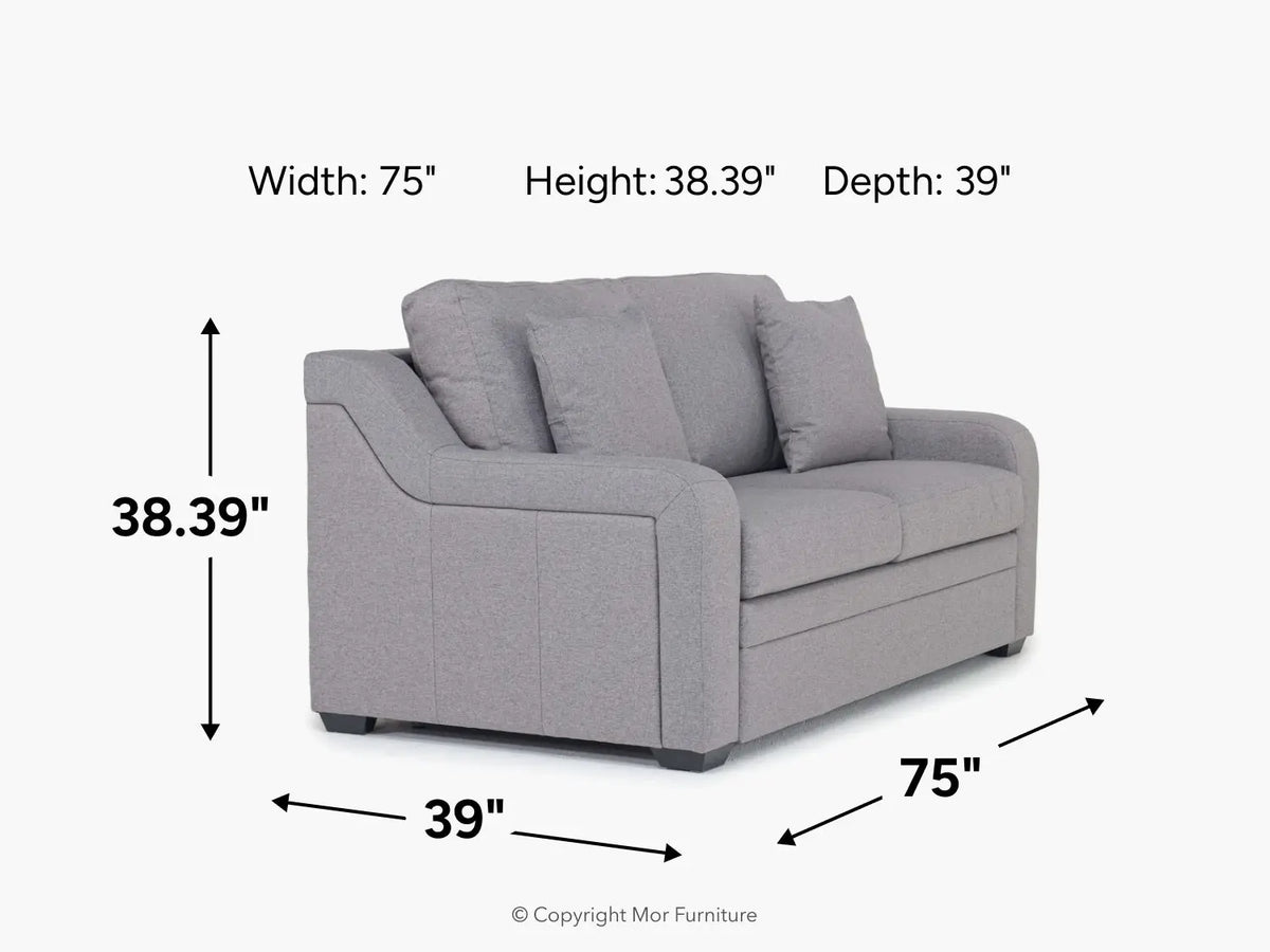 610587387:Regalla Full Sleeper Loveseat,