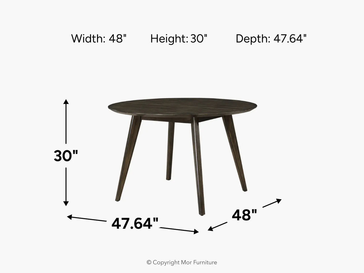 007291634:Rex Round Dining Table,