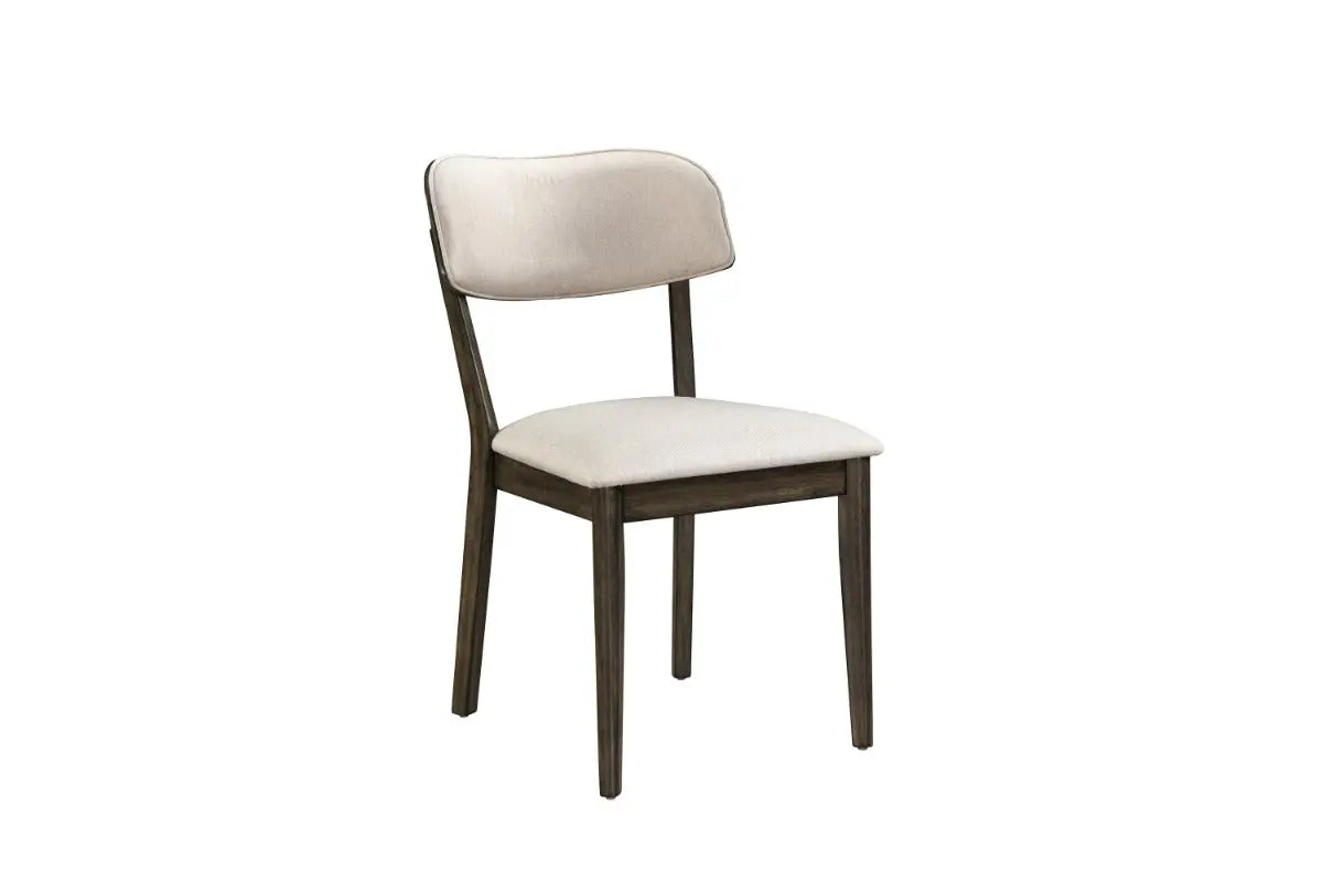 REXDIN003:Rex Round Dining Table & 4 Cha, AngledSideAngle