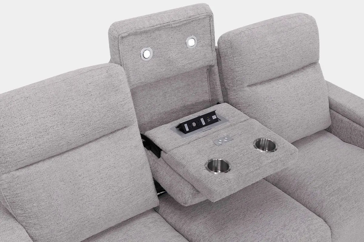 RHYS00021:Rhys 2 Power Sofa & Console Loveseat, Open