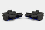 RHYS00051:Rhys 2 Power Sofa & Console Loveseat, ReclinedAngled