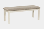 ROBBINS06:Robbinsdale Dining Table & 4 Chairs & Bench, Angled