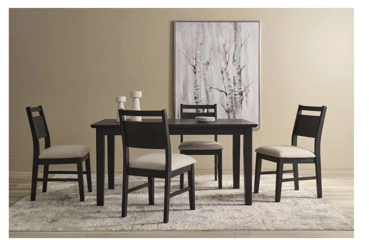 249309302:Sable Crest Dining Table & 4 C,