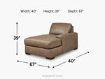 194784481:Sahara 1 Arm Chaise,