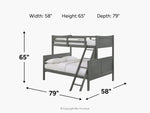 SAMIGRY02:Sami Bunk Bed,