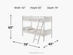 SAMIWHT01:Sami Bunk Bed,