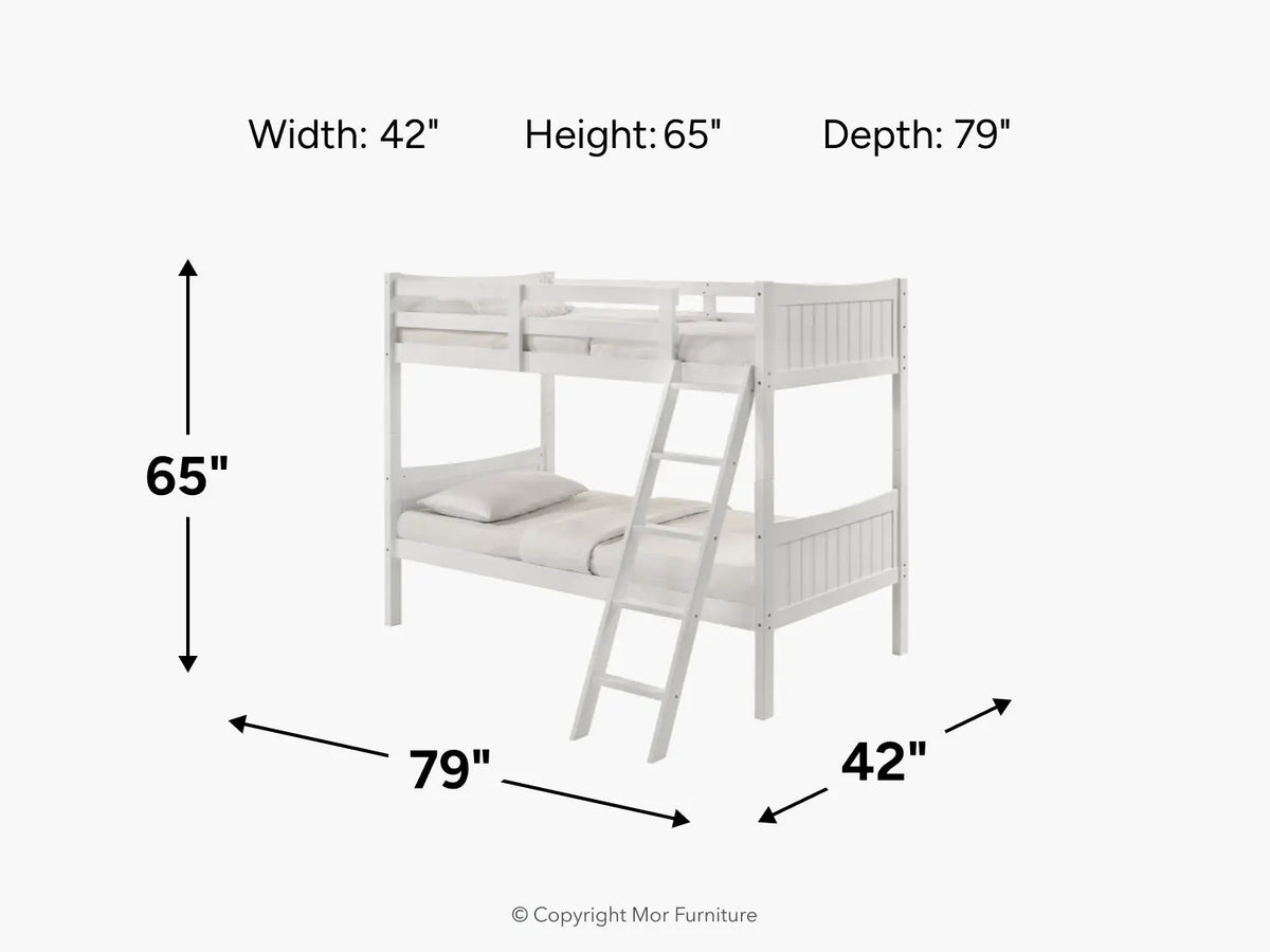 SAMIWHT01:Sami Bunk Bed,