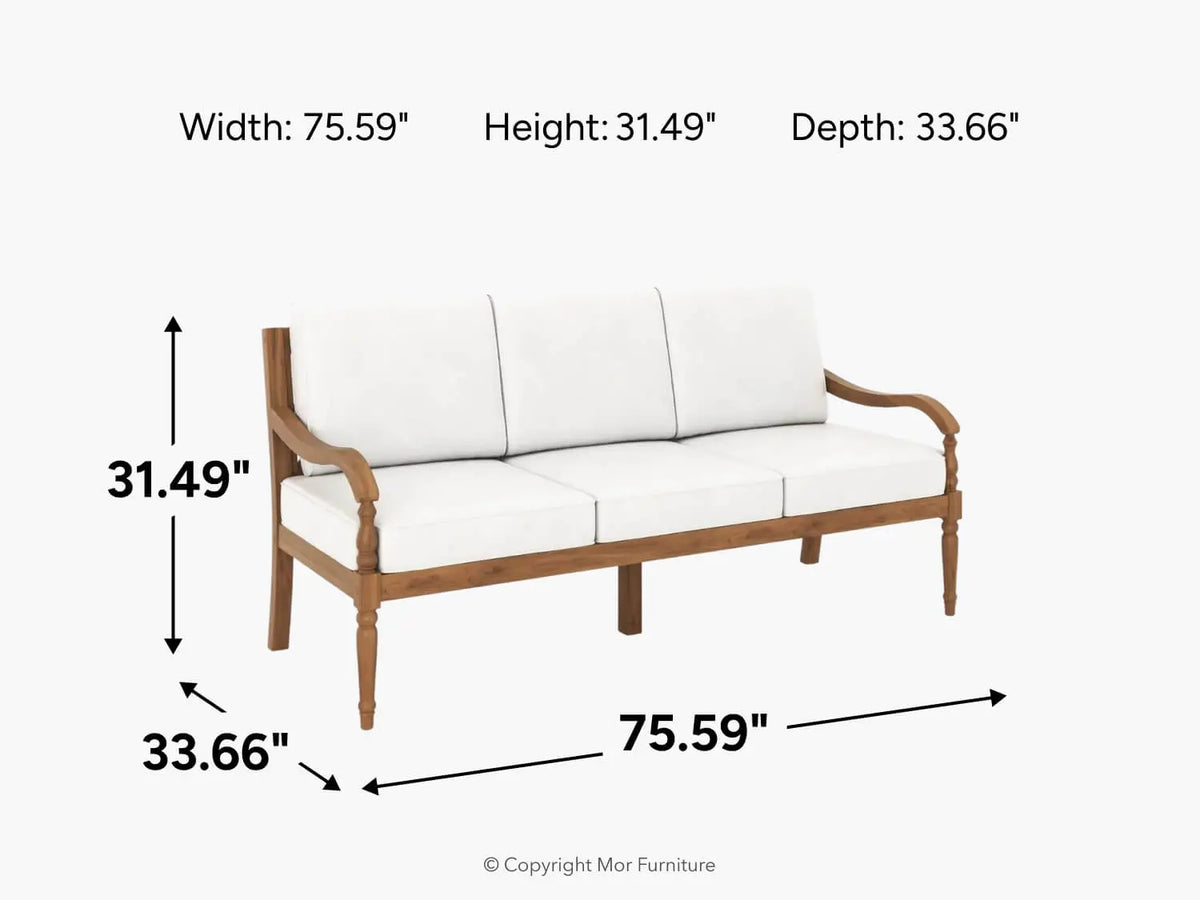 459485175:Savannah Outdoor Sofa,