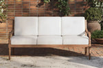 459485175:Savannah Patio Sofa, Styled