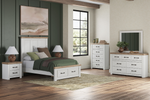 SAVONPO03:Savonport Storage Bed & Dresser & Mirror & Nightstand, Styled