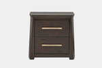SHELBB003:Shelby Upholstered Bed & Dresser & Mirror & Nightstand, Front