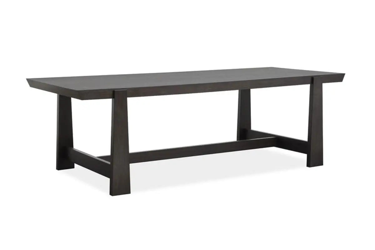 SHELBY000:Shelby Trestle Dining Table & , AngledAngle