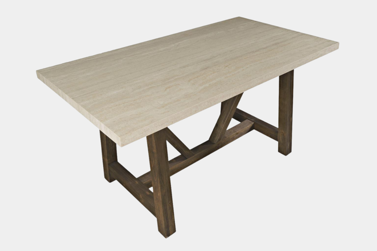 SIENNA020:Sienna Counter Height Dining Table, Angled