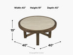 728102561:Sienna Round Coffee Table,