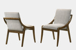 SOLARA003:Solara Round Dining Table & 4 Chairs, Side