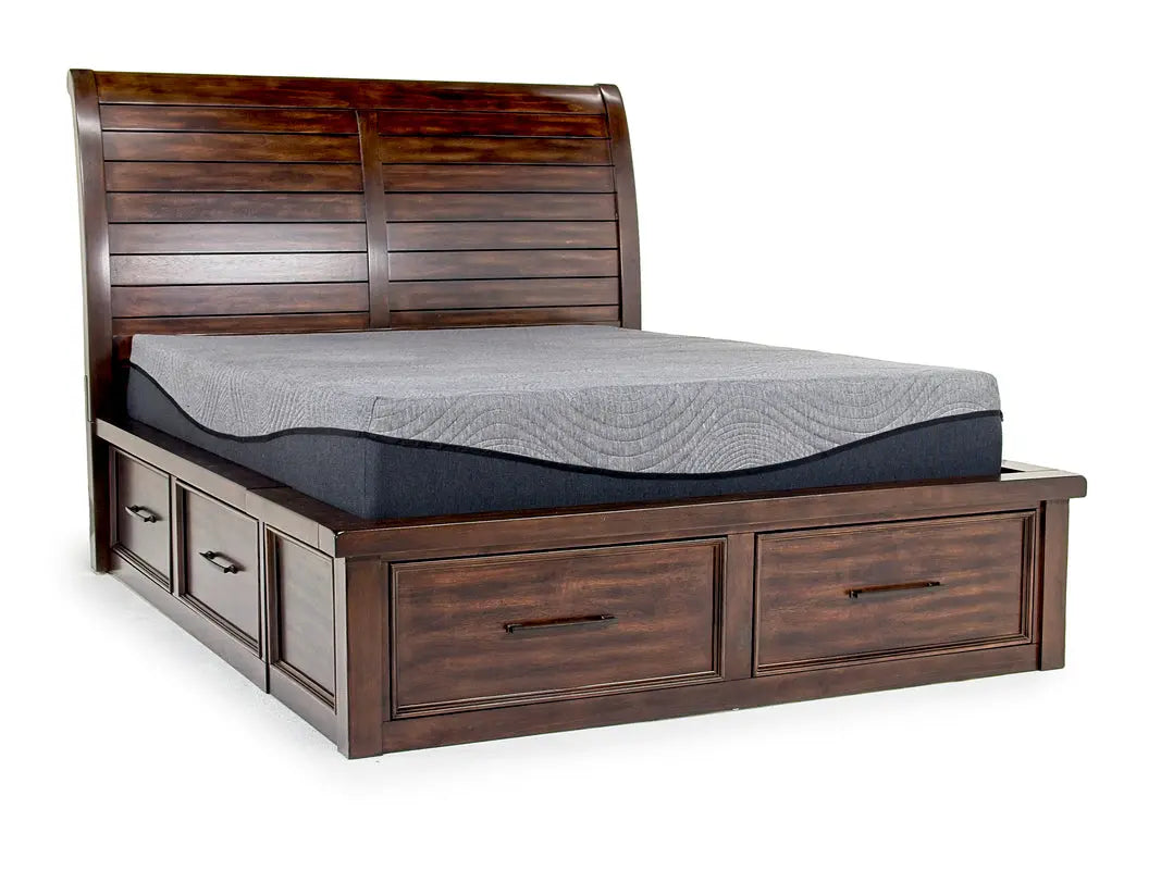 SONORA000:Sonora Sleigh Bed & Dresser & , AngledAngle