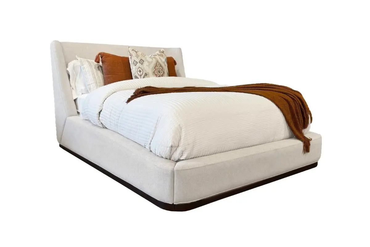 SOPHIE001:Sophie Upholstered Bed, Angled