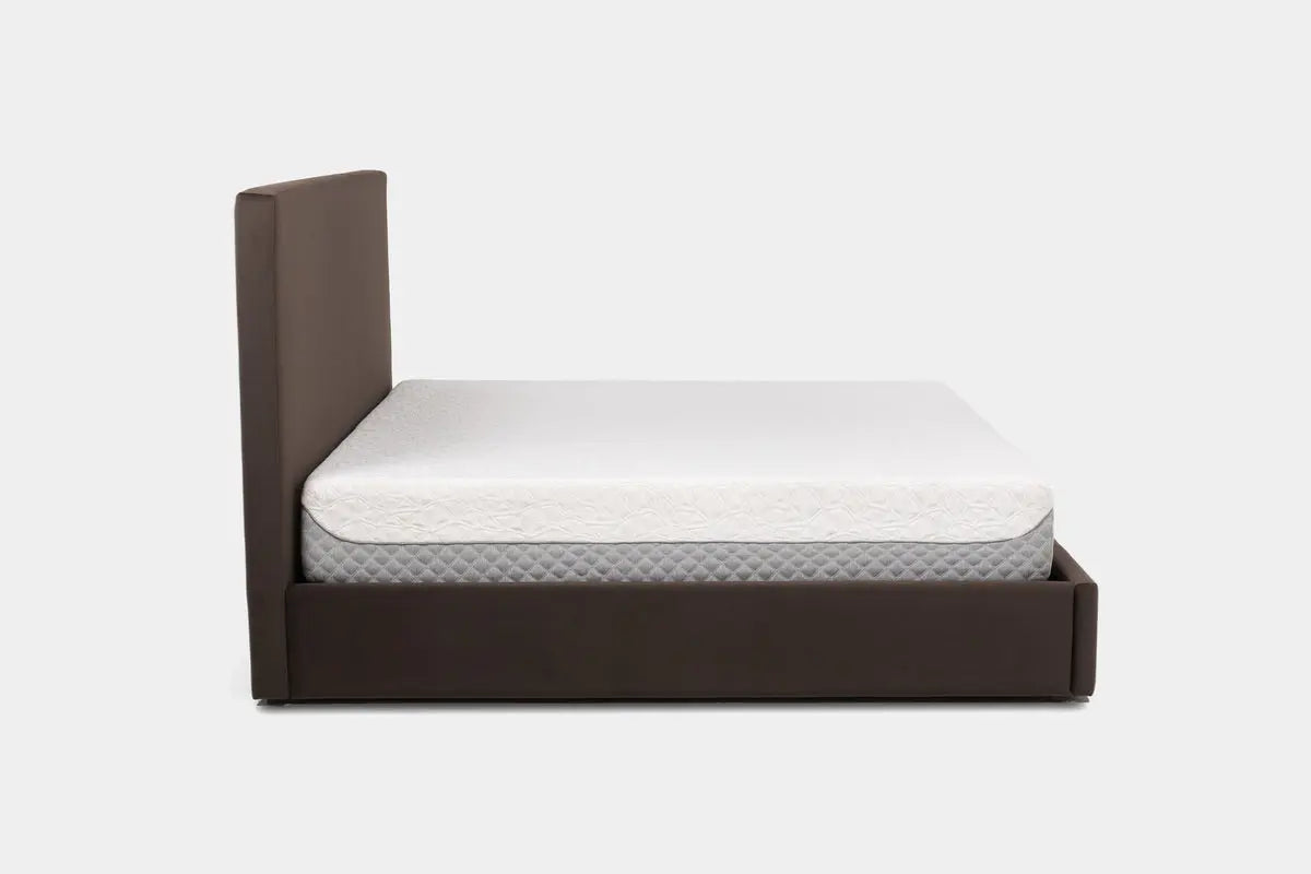SORACOF01:Sora Upholstered Bed, SideAngled