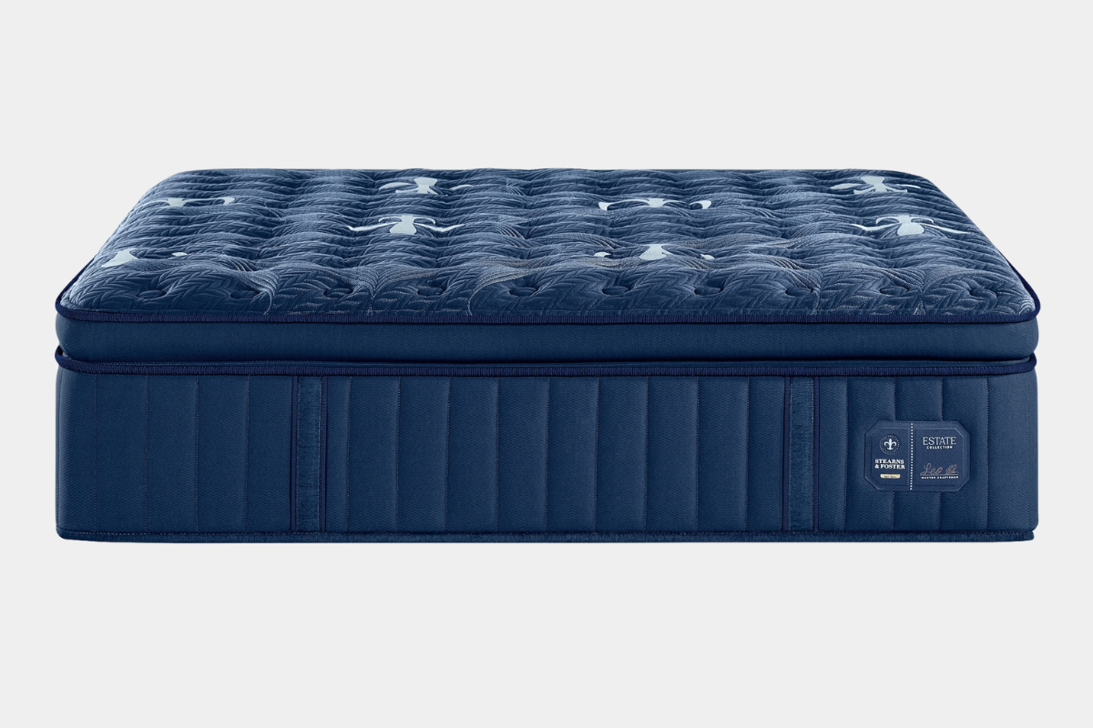 881527588:Stearns & Foster Estate 2.0 Pillow Top Mattress, SideAngled
