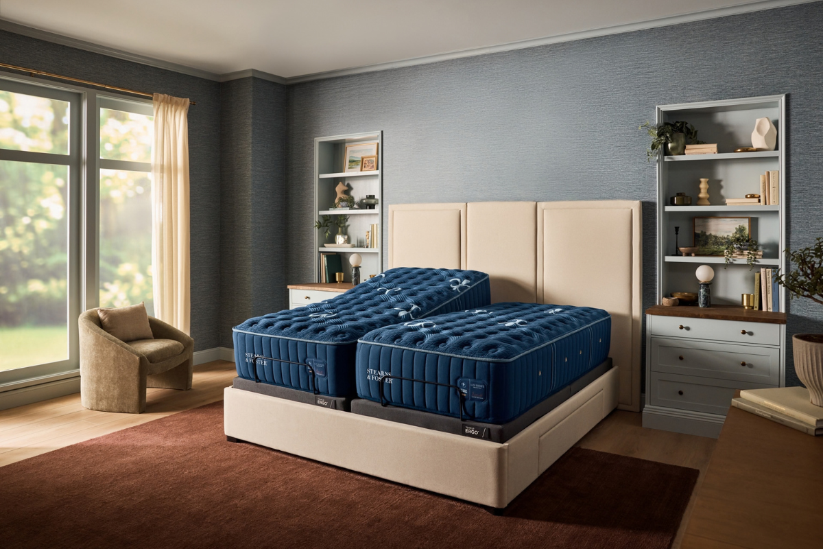 748491227:Stearns & Foster Lux Estate 2.0 Tight Top Mattress, Styled