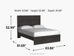 041271642:Stelsie Panel Bed,