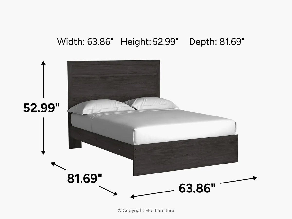 041271642:Stelsie Panel Bed,