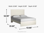 201060569:Stelsie Panel Bed,