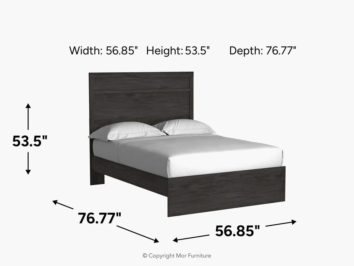 504555342:Stelsie Panel Bed,