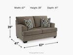 744040921:Stonemeade Loveseat,