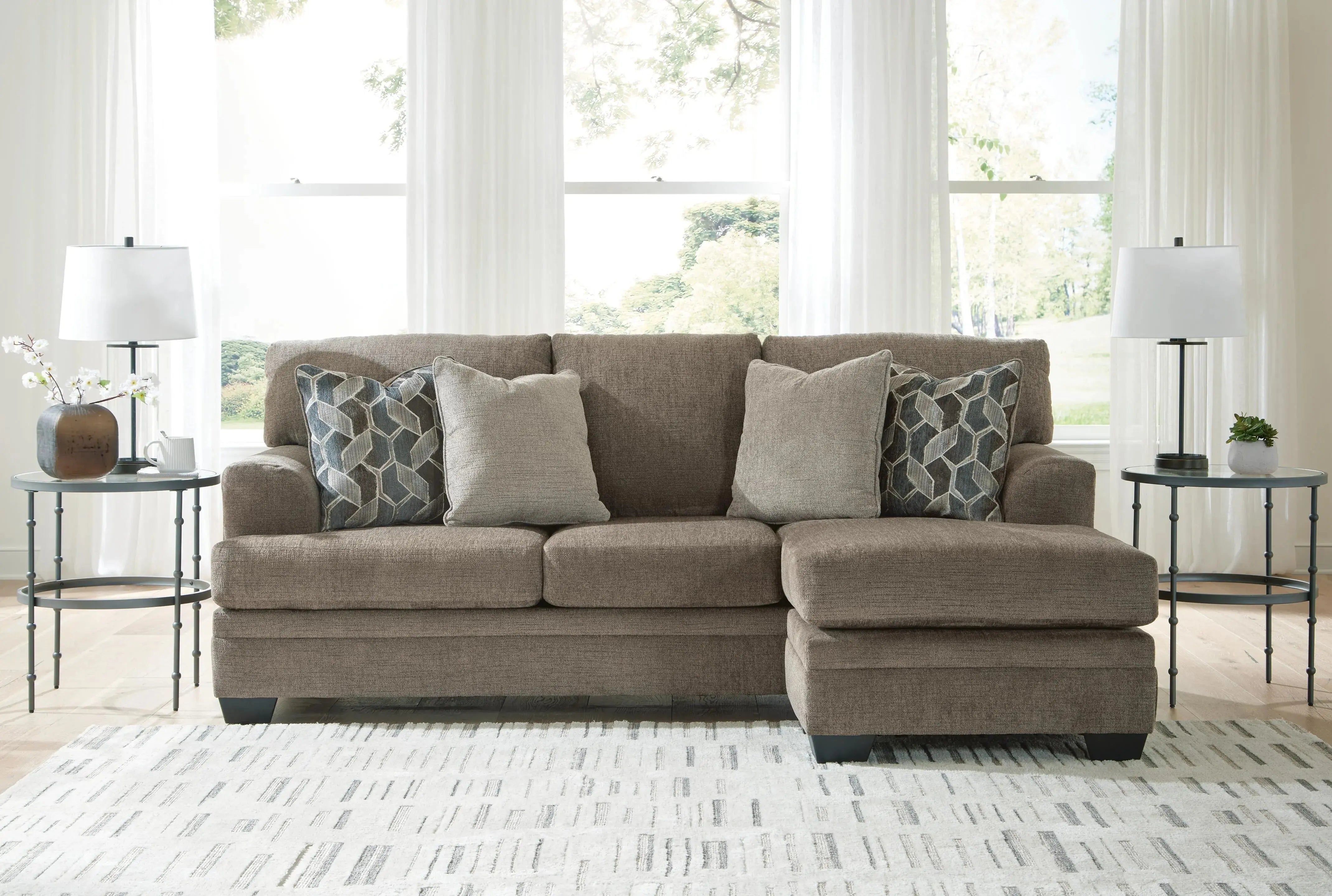 658726674:Stonemeade Reversible Sofa Chaise, Styled