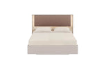 TULLIA007:Tullia Upholstered Panel Bed, Front