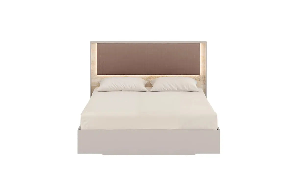TULLIA018:Tullia Upholstered Bed With St, Front
