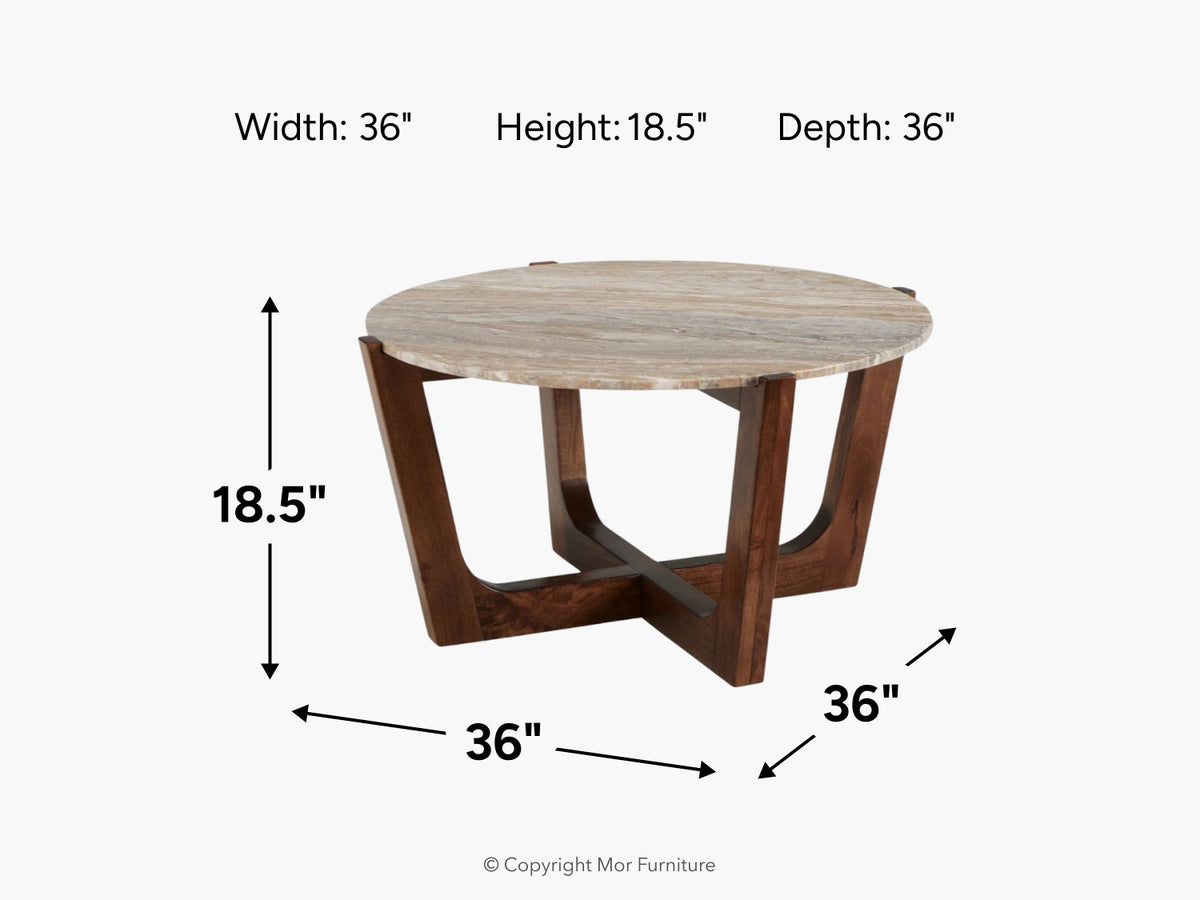 777362016:Tanidori Round Coffee Table,