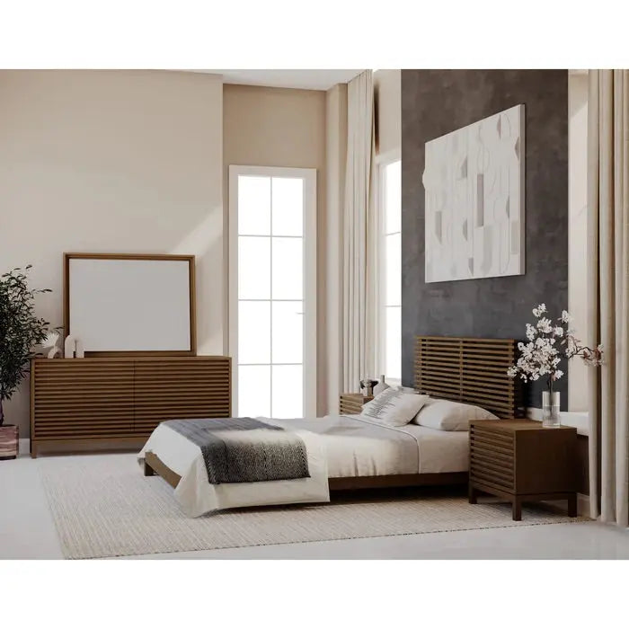 TANNER010:Tanner Platform Bed, Styled