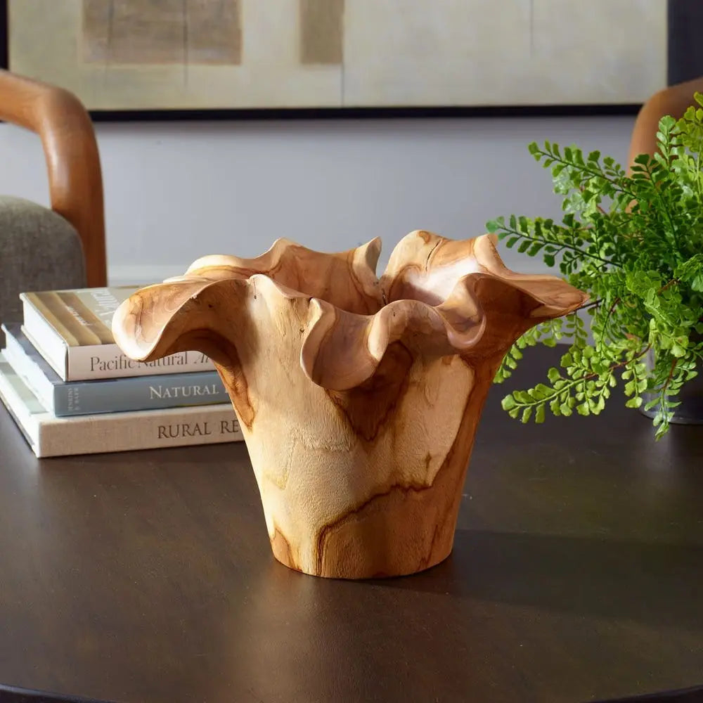 025624272:Teakflow Tray Or Canister, Styled