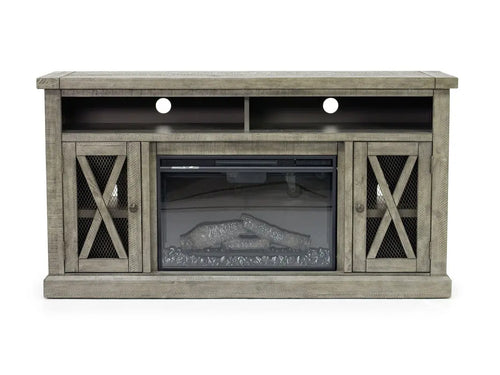 921224172:Telluride Fireplace Console, Front