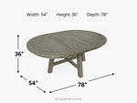 TELLURI10:Telluride Round Dining Table,