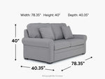 542475748:Tilda Full Sleeper Loveseat,
