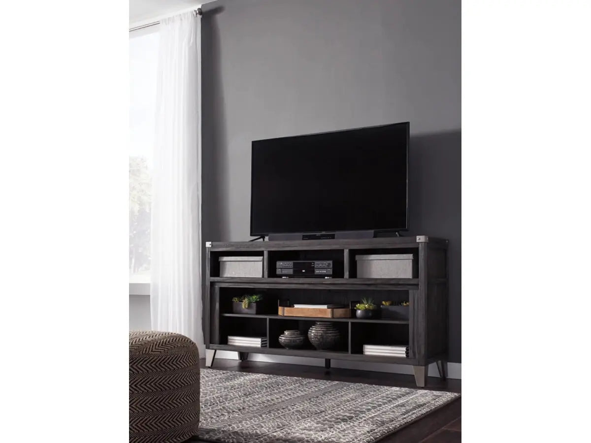 526025561:Todoe Fireplace Console, Styled