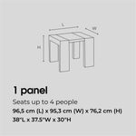 TRANSFM02:Transformer Dining Table & 4 C,