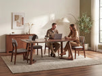 NOVADINE7:Transformer Nova Dining Table & 4 Stackable Chairs, Styled