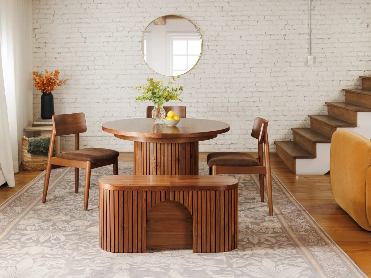 TRANSFM22:Transformer Round Dining Table, Styled