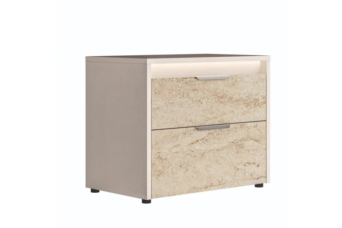 TULLIA009:Tullia Upholstered Panel Bed &, AngledAngle