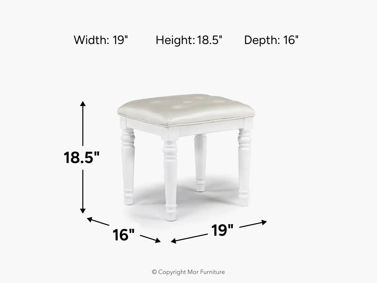 688128101:Valentino Vanity Stool,