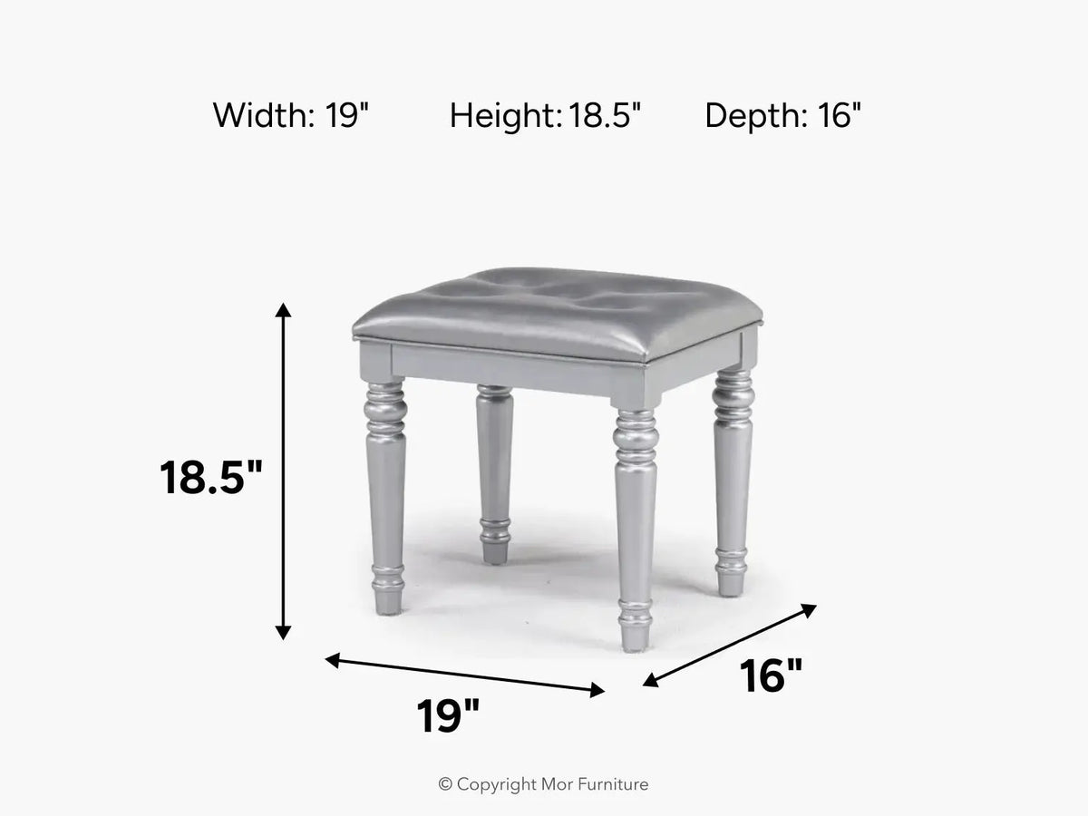 861298019:Valentino Vanity Stool,