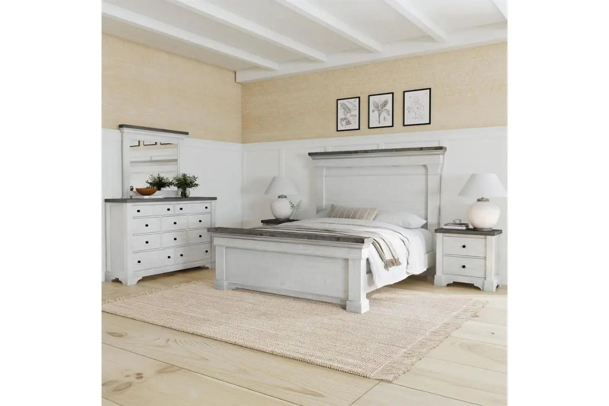 VALLEYR00:Valley Ridge Panel Bed, Styled