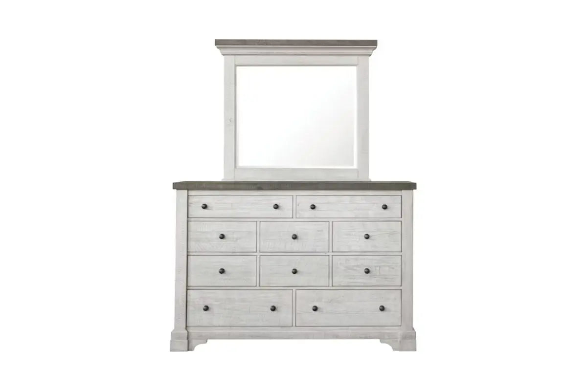 VALLEYR05:Valley Ridge Panel Bed & Dress, Front