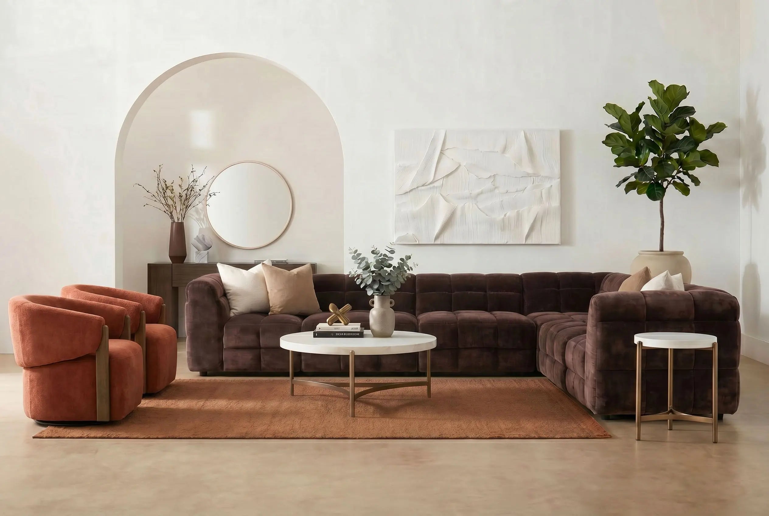 VALMNT001:Valmont 6 Piece Sectional,