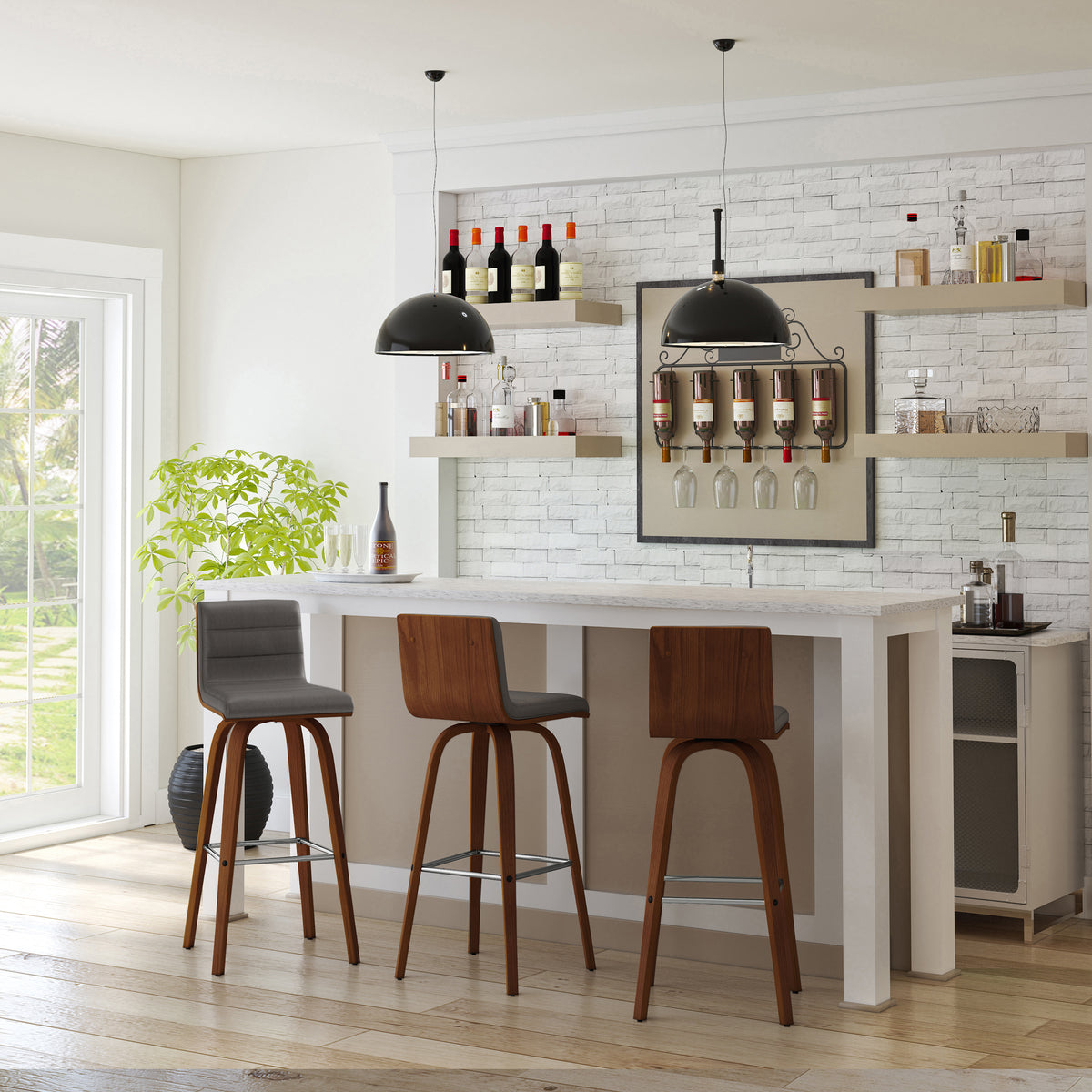 307026717:Viena Barstool, Styled